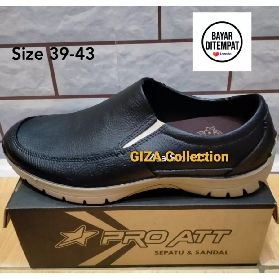 Sepatu Pria Dewasa Fantofel Hitam Bahan Karet Anti AIR