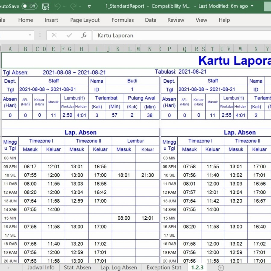 Mesin Absensi BioFinger AT-100, 500 Jari, USB Flash, EXCEL, Murah, Grs