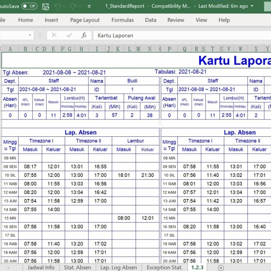 Mesin Absensi BioFinger AT-100, 500 Jari, USB Flash, EXCEL, Murah, Grs