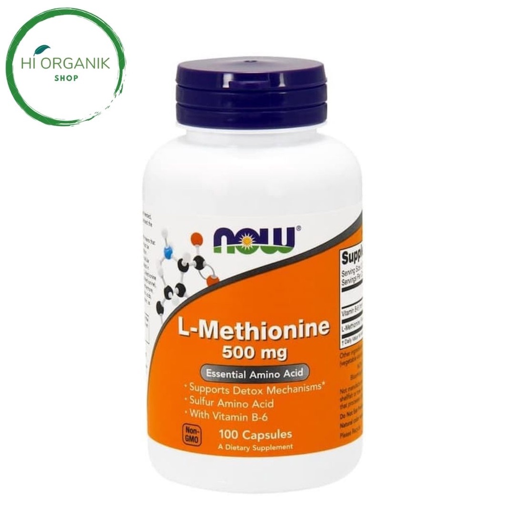 Now Foods, L-Methionine 500 mg 100 Capsules / Now Food L-Methionine