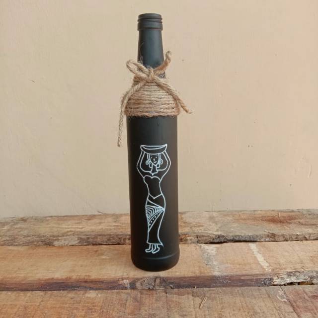 vas botol kaca / vas botol / vas kaca vas unik