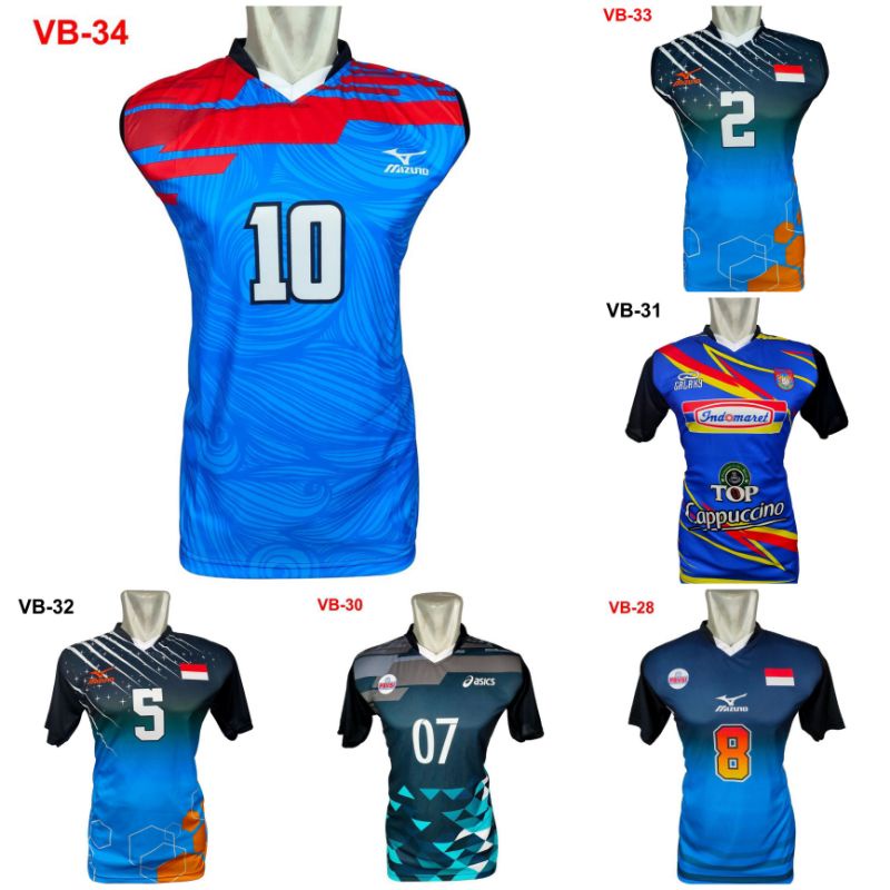 ☆☆☆COD PROMO BIGE SALE ☆☆☆ baju jersey voli volly printing / baju voli volly jersey proliga terbaru 