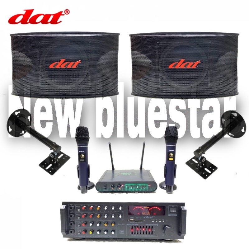 Paket Soundsystem Karaoke Dat DA 4500 - DA 313 Original 10 inch Bluetooth