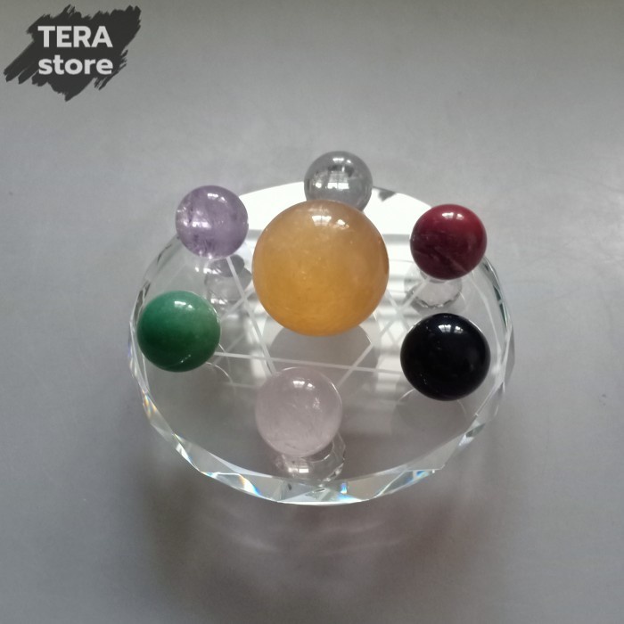 feng shui bola kristal formasi 7 bintang ukuran medium qi xing chen