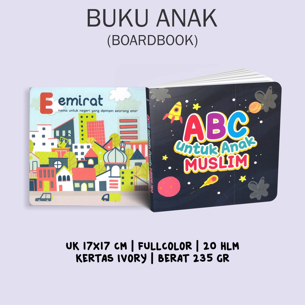 Buku Abc Untuk Anak Muslim Boardbook
