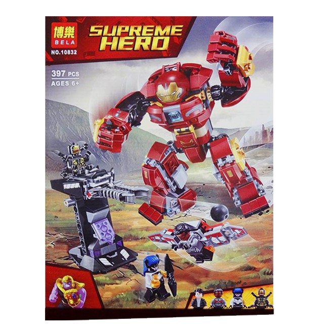 Brick Lego Bela 10832  Bela10832  Hulkbuster Smash Up Avenger Invinity War
