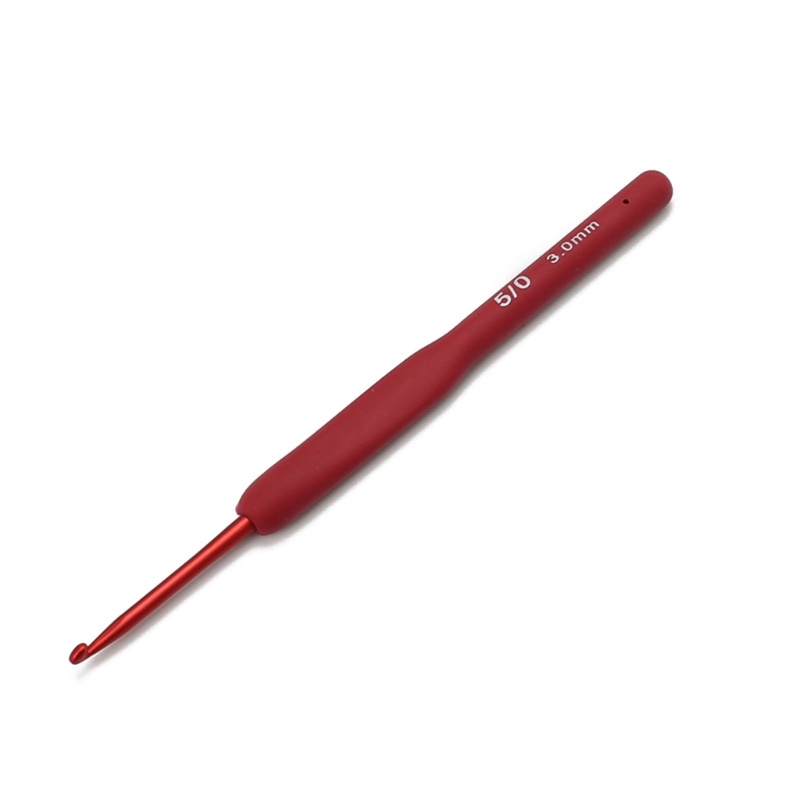 Jarum Rajut Crochet Hook Extra Panjang Dengan Gagang Ergonomis Ukuran 2-6mm