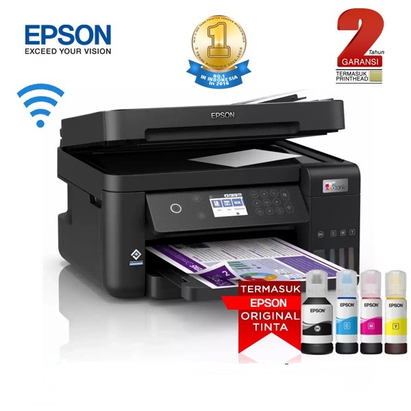 Printer Epson L6270 A4 Ink Tank Multifungsi ADF Duplex Wifi with ADF