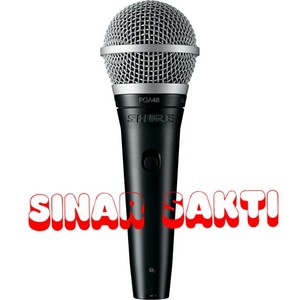 Murah Mic SHURE PGA 48/Kabel Microphone ( ORIGINAL )