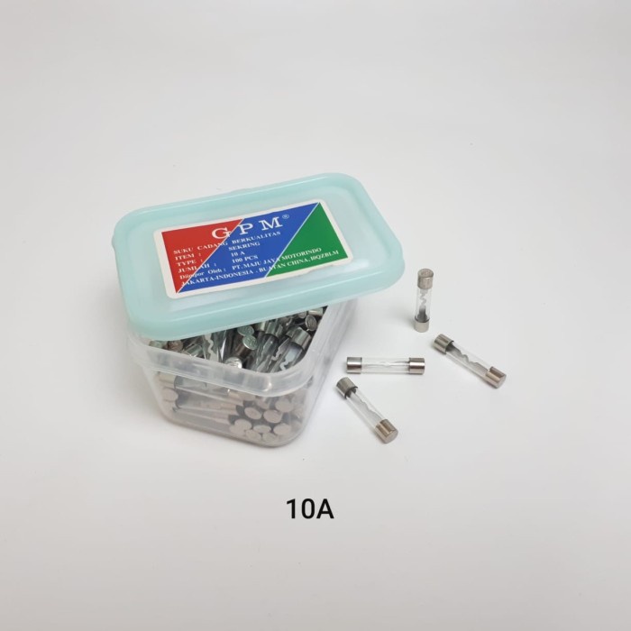 Sekring Tabung 10 A 10A 10 Ampere