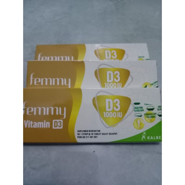 FEMMY VITAMIN D1000 PER STRIP