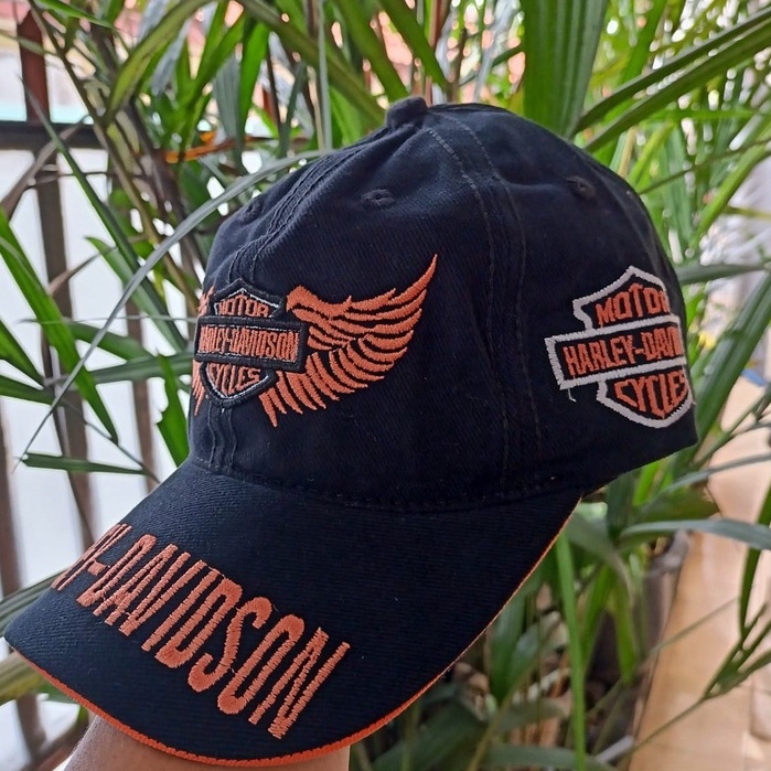 PROMO TOPI HARLEY DAVIDSON TOPI MOTOR MOGE REAL PICT TOPI BASEBALL TRENDY