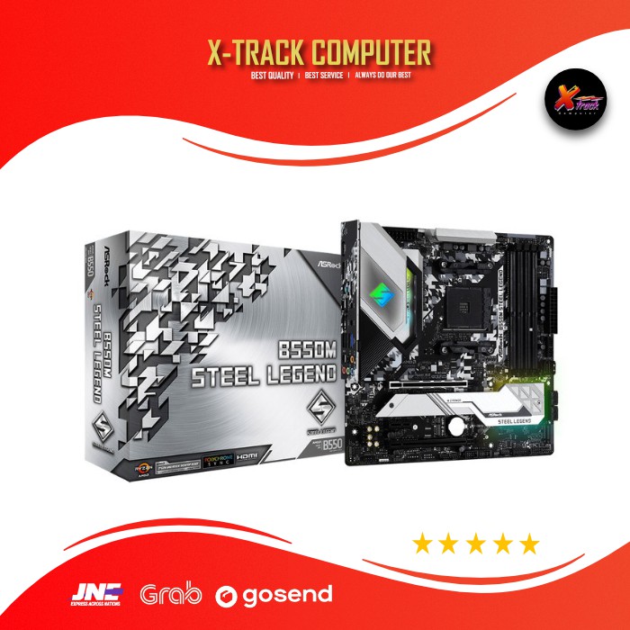 ASRock B550M Steel Legend AMD Ryzen (AM4, AMD B550, DDR4)