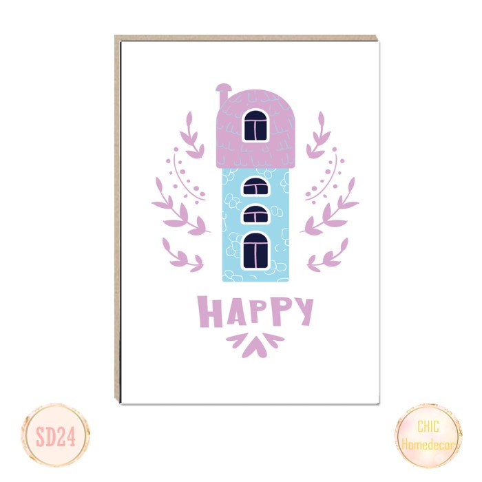 WP PROJECT Hiasan dinding kamar anak motif scandinavian SD24 Elegan