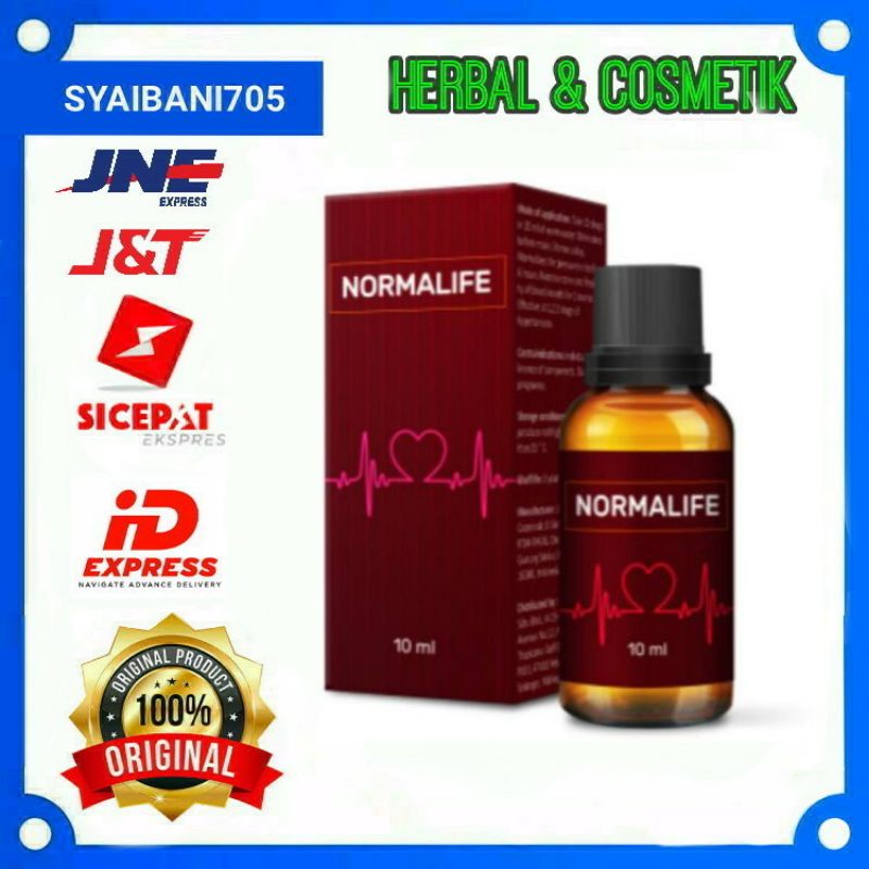 NORMALIFE ASLI 100% ORIGINAL OBAT DARAH TINGGI HIPERTENSI AMPUH - NORMALIFE CAIR 10ml