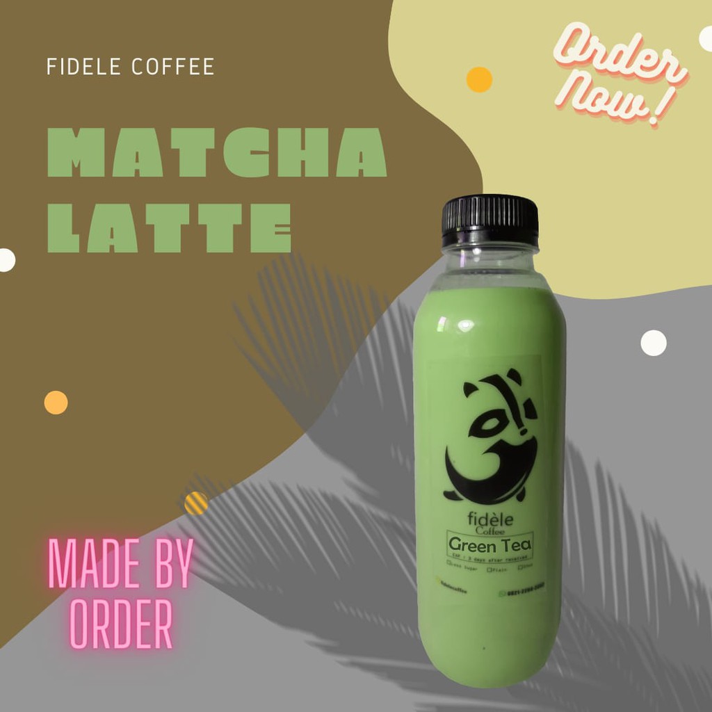 

MATCHA LATTE Fidele 500ml & 1Liter