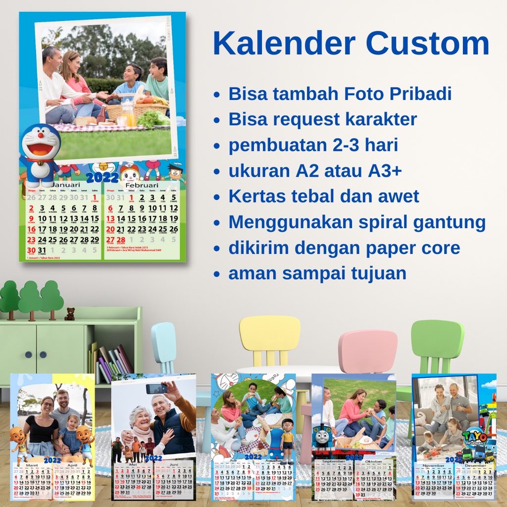 

KALENDER 2023 CUSTOM MOTIF REQUEST ANAK