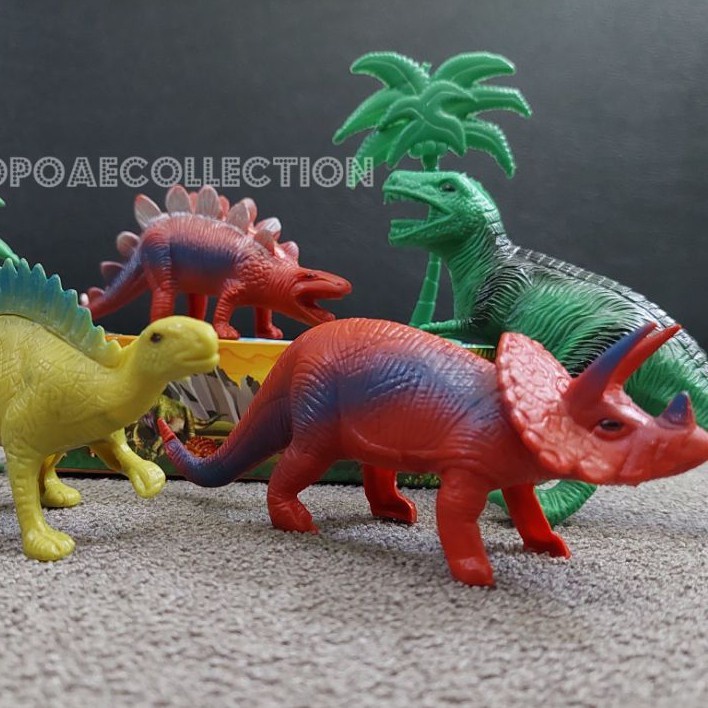 Mainan Dinosaurus Dino Isi 4 Bahan Plastik - ALL ABOUT ANIMAL seri