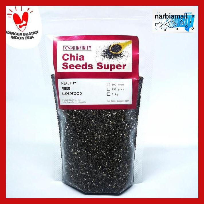 

U8Tyuj7- Organic Black Chia Seed 100 Gram Mexico Harga Grosir E4Wr46-