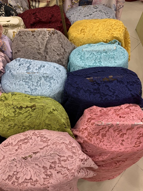 kain Brokat lace gliter