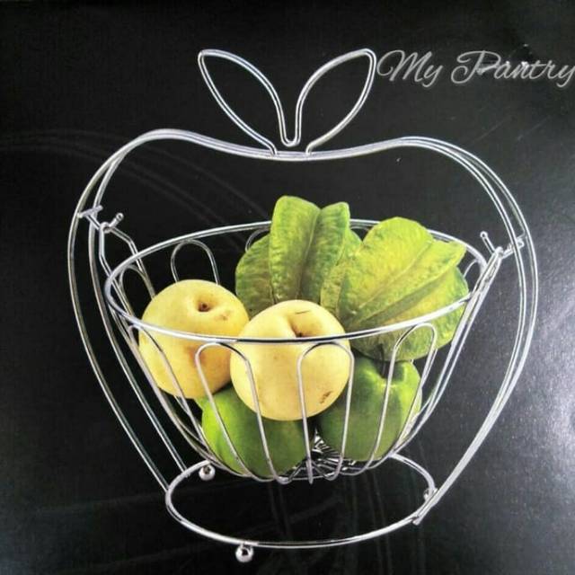 Keranjang Buah Rak Gantung Stainless