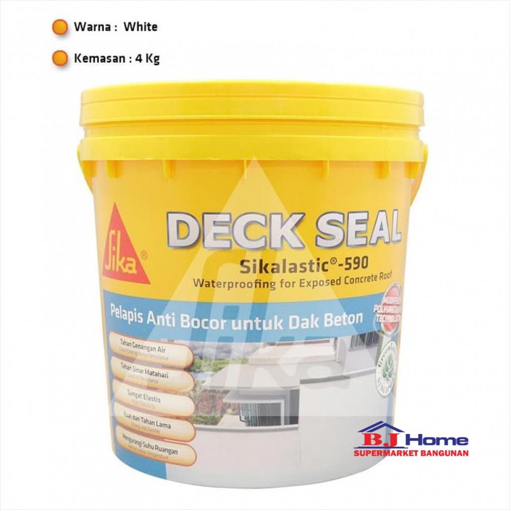 Sika Deck Seal 590 / Sikalastic 590 White 4 KG