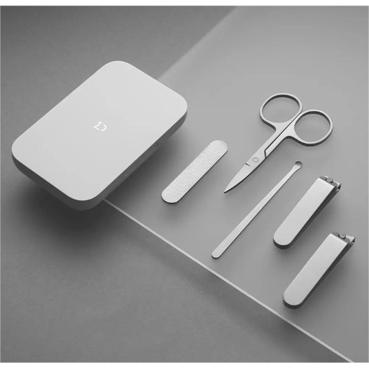 GUNTING KUKU XIAOMI MIJIA NAIL CLIPPER SET 5 PCS WITH STORAGE BOX PEDICURE MANICURE