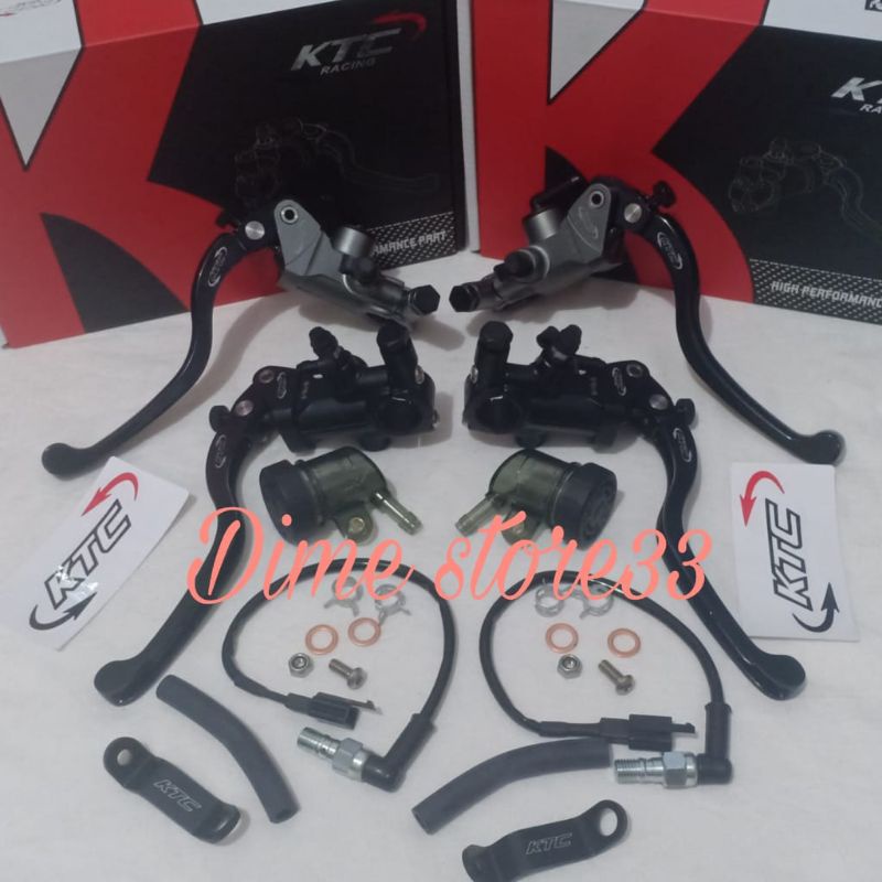 SET MASTER REM TABUNG KTC RACING + SWITCH REM / MASTER REM KTC EVO RADIAL NMAX PCX ADV 150 XMAX 250