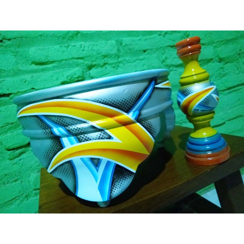 Tebok pleci airbrush