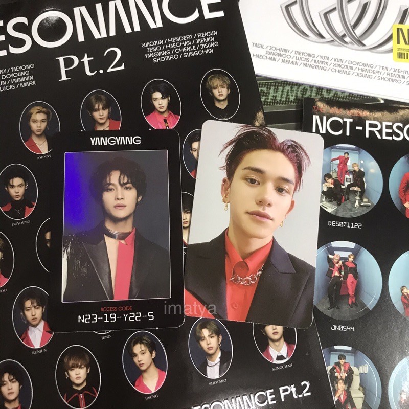 NCT RESONANCE PT.2 ARRIVAL VER. AC YANGYANG PC LUCAS