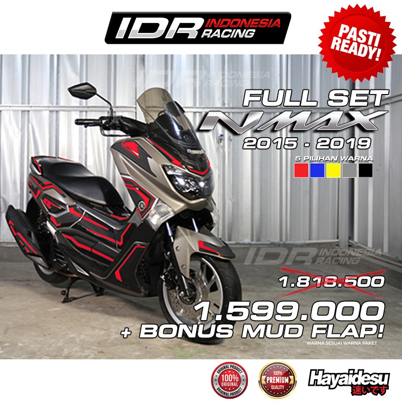 Hayaidesu Full Set NMAX 2015 2019 Body Protector Variasi Aksesoris Motor Yamaha