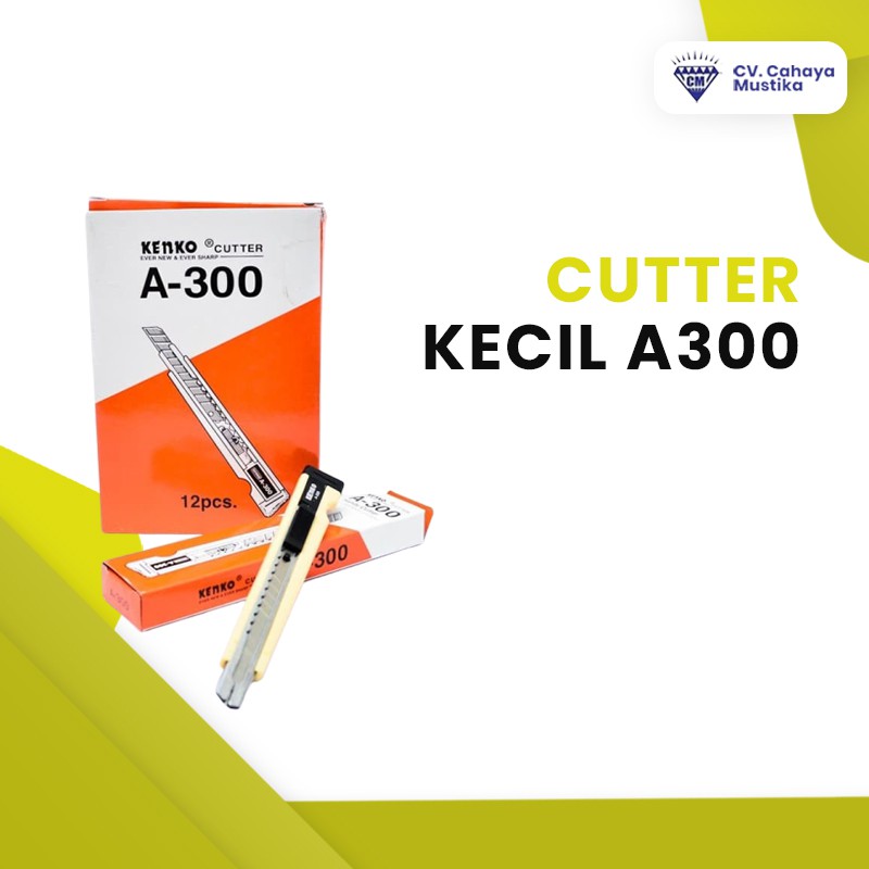

Alat Tulis Sekolah/Alat Tulis Anak/ATK Kuliah/ATK Sekolah Cutter Kecil A300 Malang - ATK