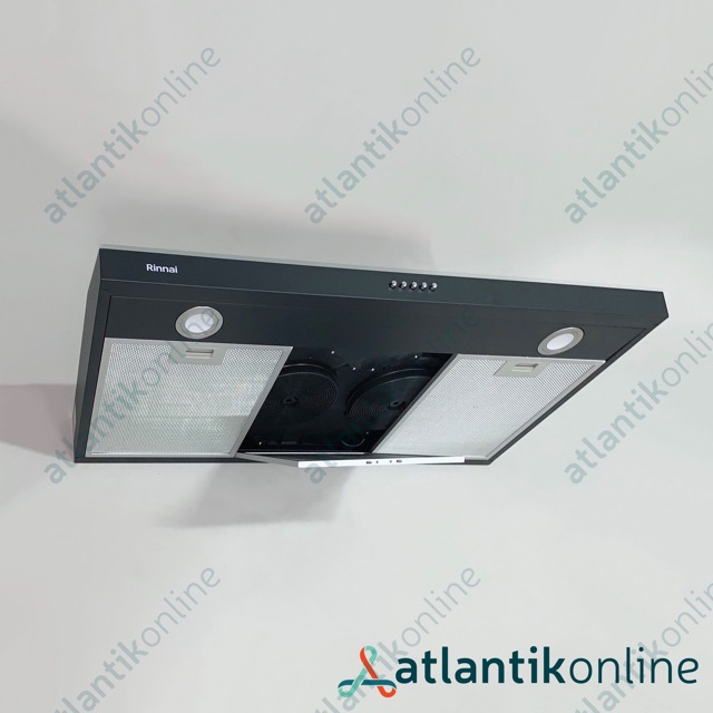 Cooker hood cookerhood slim 90 cm black hitam RINNAI RH-229B RH229B