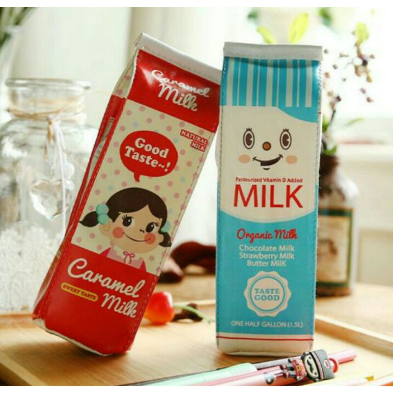 

Tempat Pensil bentuk kotak susu Milk Tempat Pensil