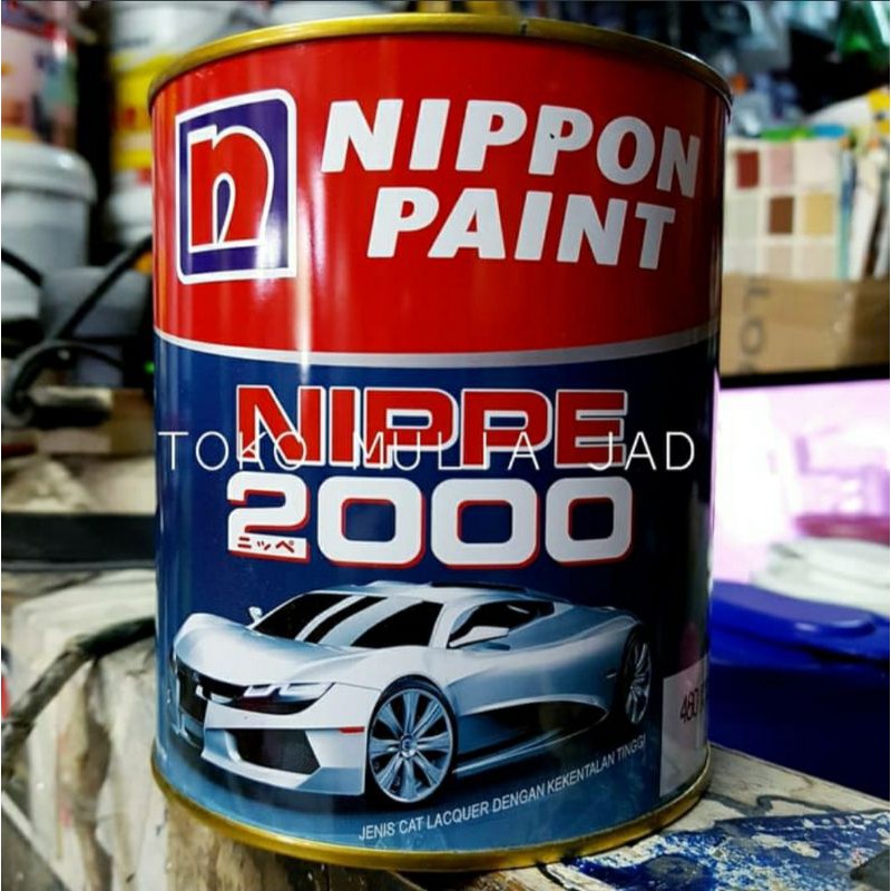 Cat duco Nippe 2000 1 Ltr merah - Light Vermillion 318 / Nippon Paint cat motor mobil nippe2000