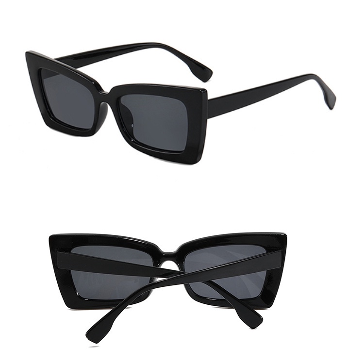 •OKEY BELI•KC404 Kacamata Hitam Wanita Kaca Mata Kotak Vintage Sunglasses Gaya Korea Import Murah-4