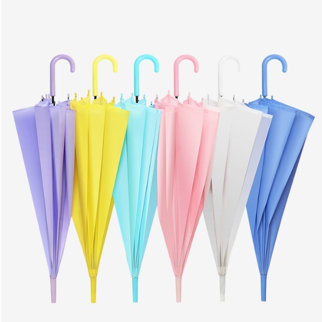 PAYUNG TRANSPARAN STYLE KOREA JEPANG POLOS / PAYUNG WARNA WARNI / PAYUNG LIPAT BENING CANTIK / PAYUNG RAINBOW / UMBRELLA FASHIONABLE CANDY