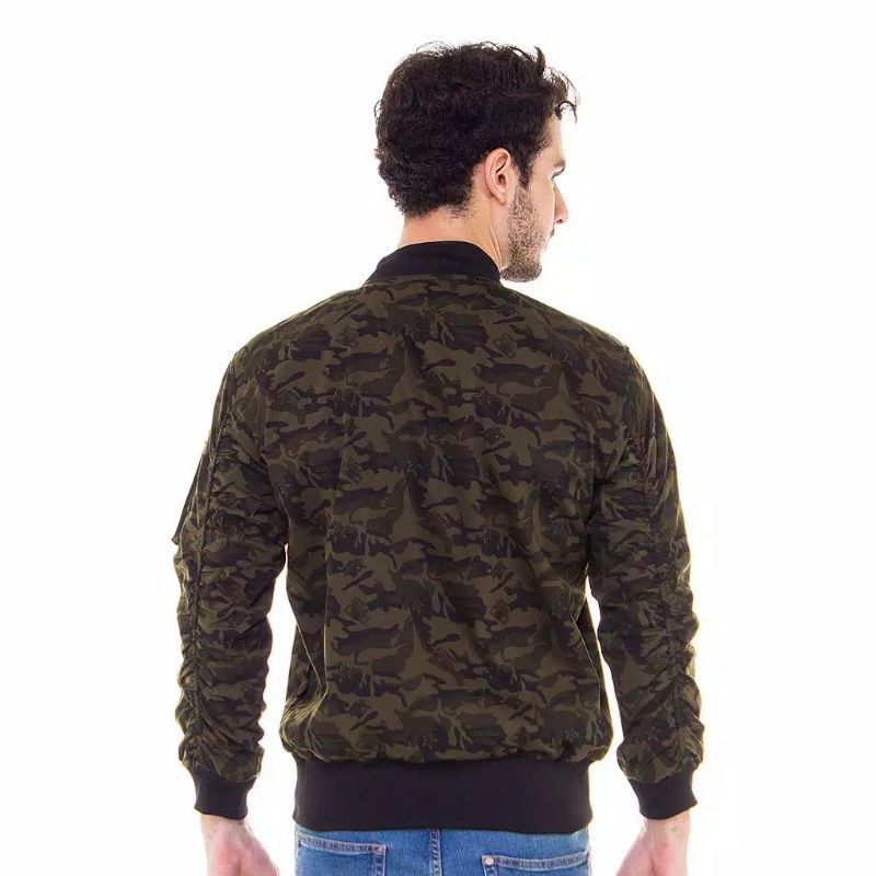 Jaket Loreng Pria Camo Tentara Army Terbaru Milenial Premium Original
