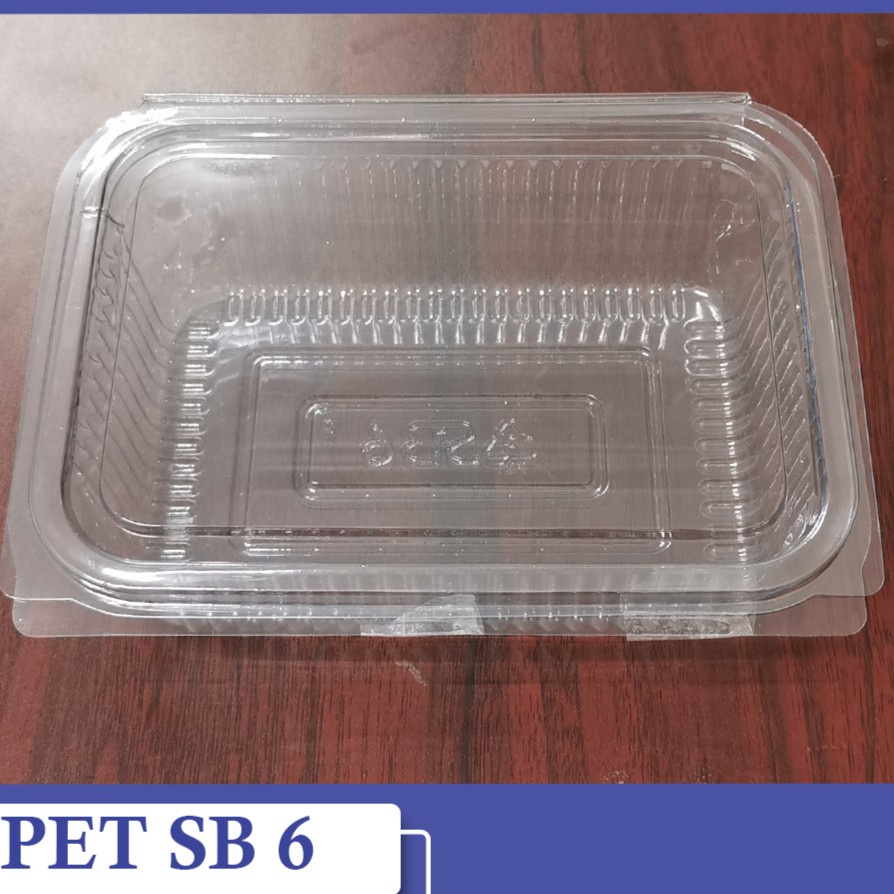 KOTAK PLASTIK MIKA MIKA PLASTIC TEMPAT MAKAN KOTAK MIKA BENING SB 6