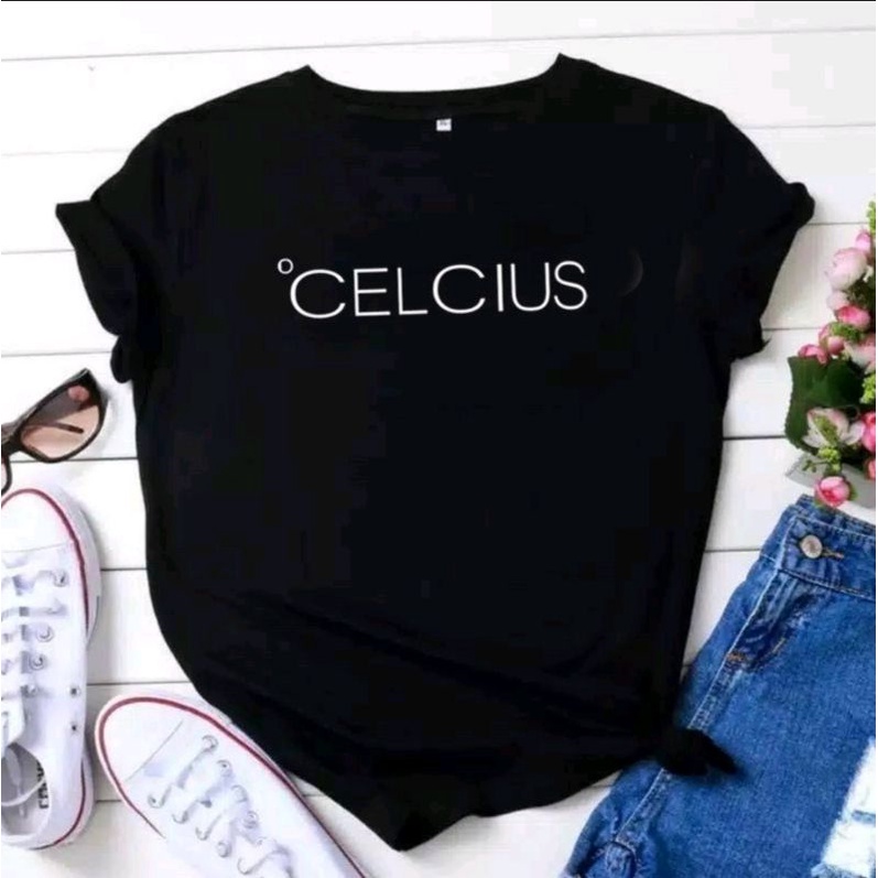 kaos Wanita pria kaos Distro celcius kaos simple keren