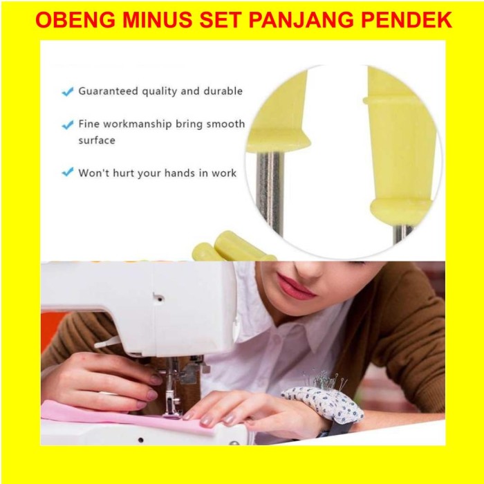 Obeng Minus Set Panjang Pendek Tiang Jarum Mesin Jahit No 140 141 LEEN