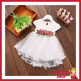  BAJU  BAYI  PEREMPUAN  DRESS ANAK  PUTIH DRESS BAYI  