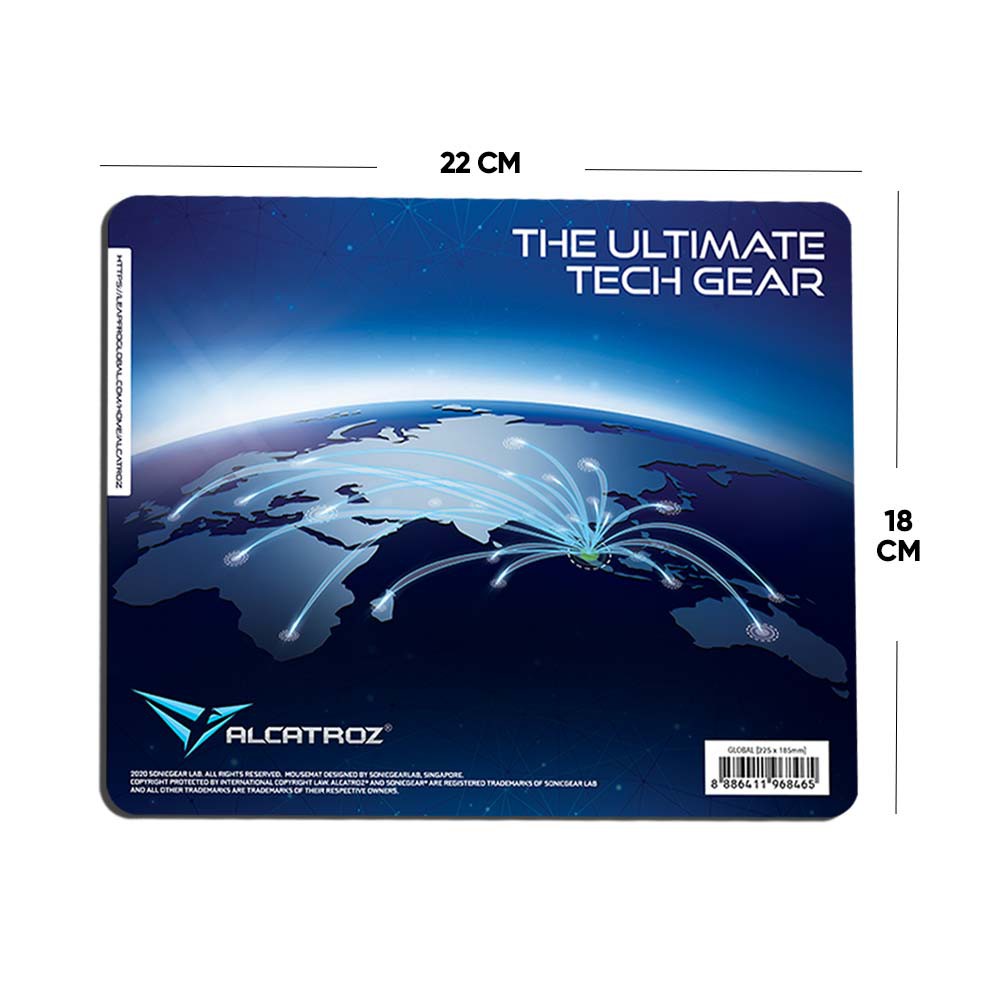 Alcatroz Limited Edition In-House Design High Non-Slip Base Gaming Mouse Pad | Murah & Berkualitas-2