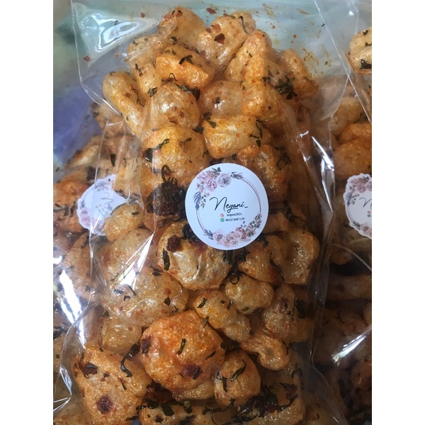 

kerupuk jangek balado/ kerupuk kulit balado negani