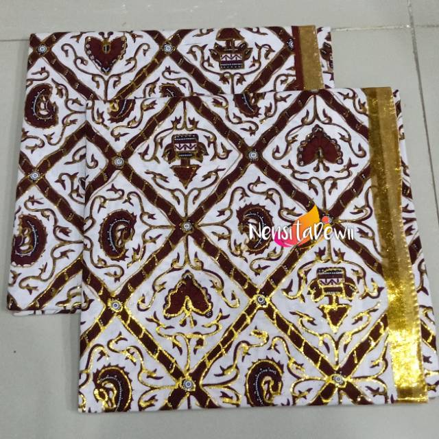 Jarik set Blangkon Prodo Pengantin motif Sidoluhur (JARIK ISI 2L