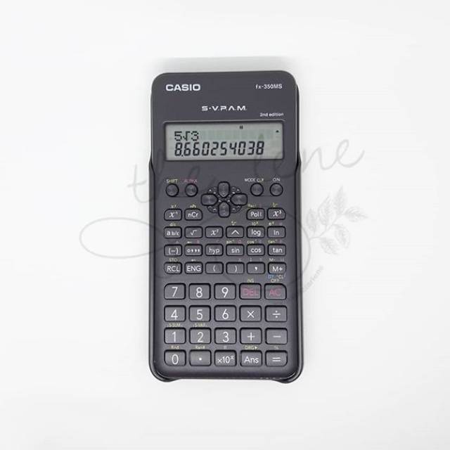 

CASIO FX-350MS 2nd Edition / KALKULATOR KULIAH SEKOLAH CASIO FX 350 MS (SCIENTIFIC CALCULATOR)