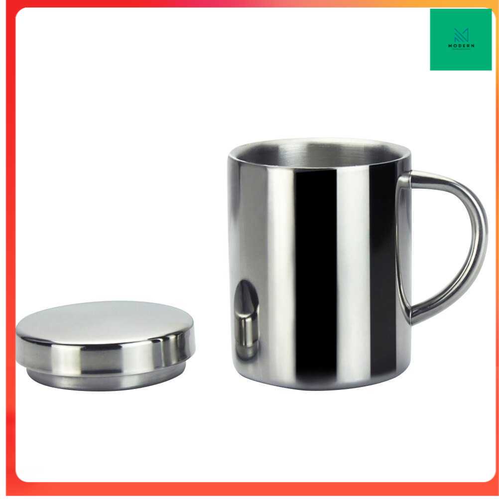 TD-DA YOMDID Gelas Mug Double Insulation Stainless 283ml with Lid - HH-8605