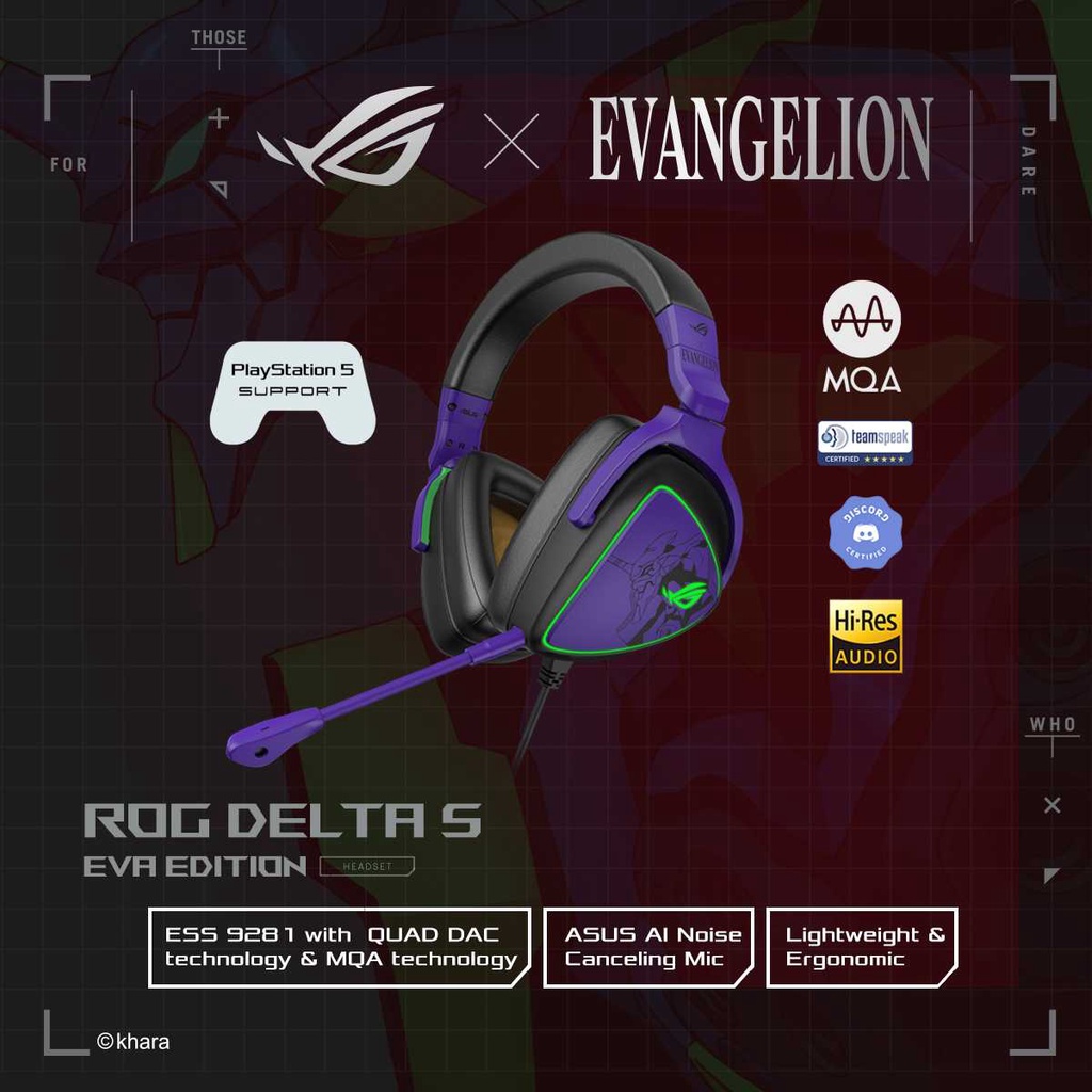 Gaming Headset ASUS ROG DELTA S EVA Edition RGB