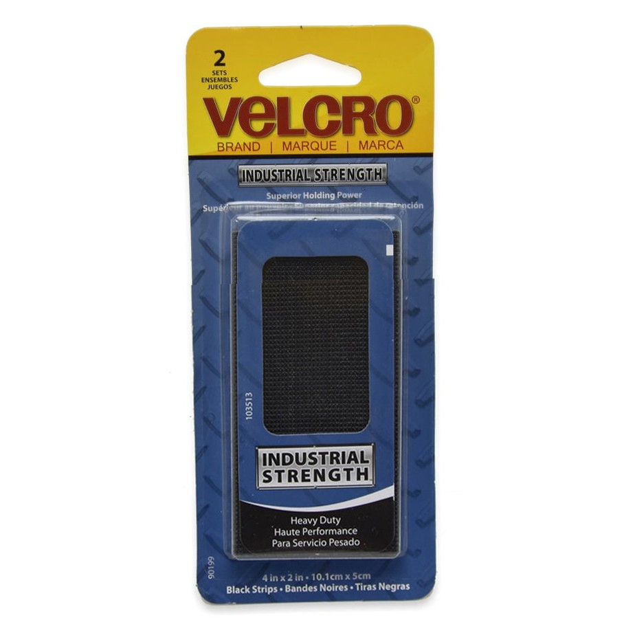 Velcro 10.1cm x 5cm Perekat Plester Hitam Tahan Air Menempel Kuat