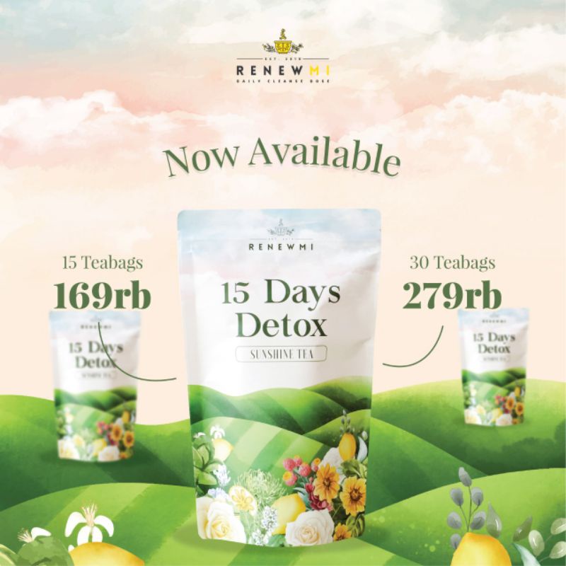 

Teh Pagi RenewMi Detox Tea - Teh Diet Alami